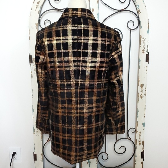 Birch Hill velvet metallic coat medium - Picture 7 of 8